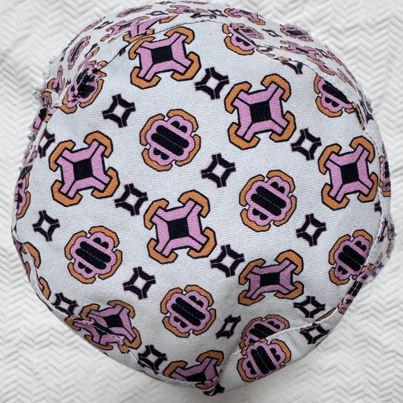 Maje Printed Cotton Bob Bucket Hat Womens One Size Retro - Picture 3 of 7